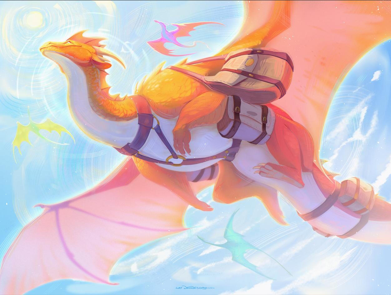 Swift Scales - digital print, 2025