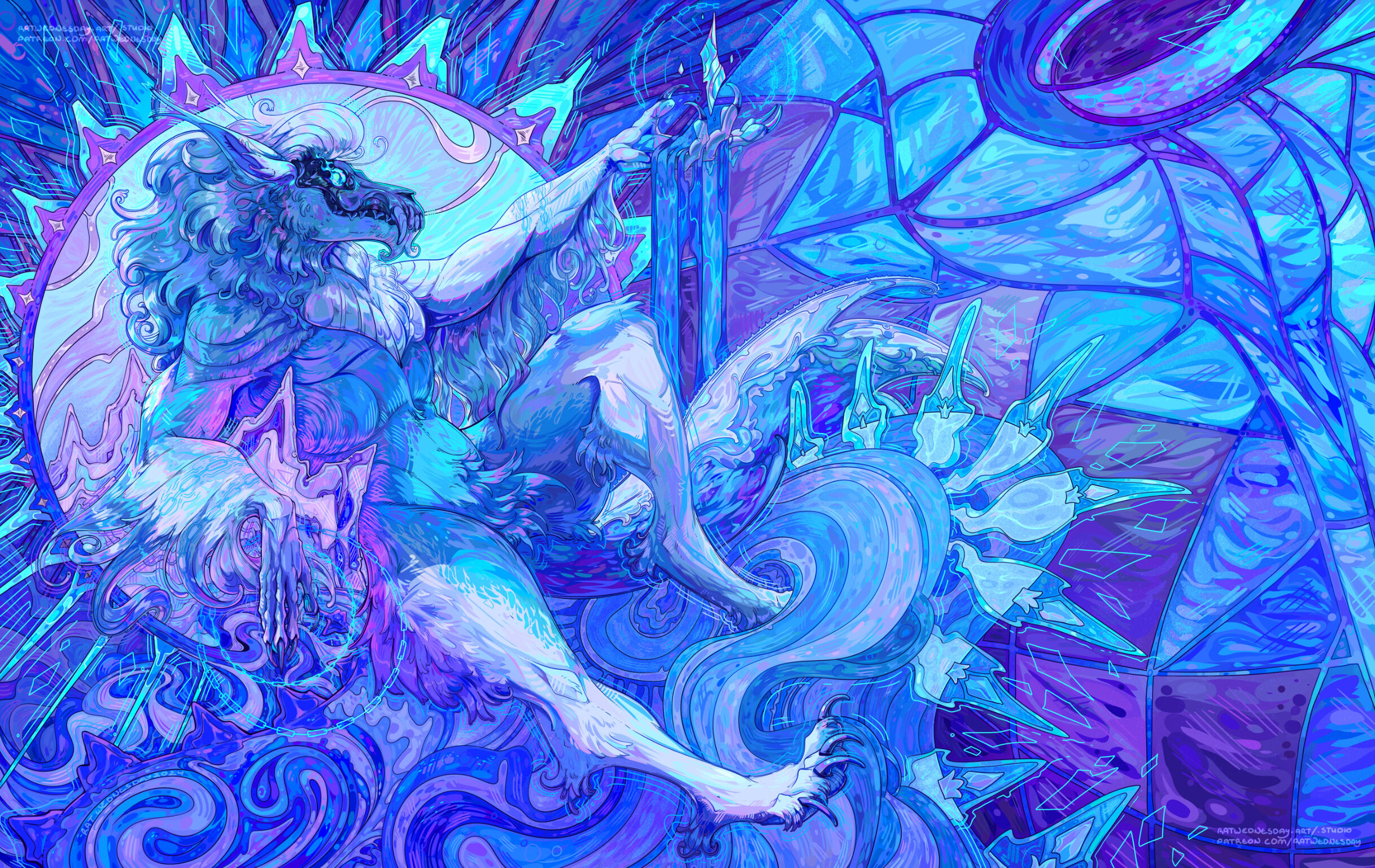 Frozen Kingdom - commissioned artwork, 2024