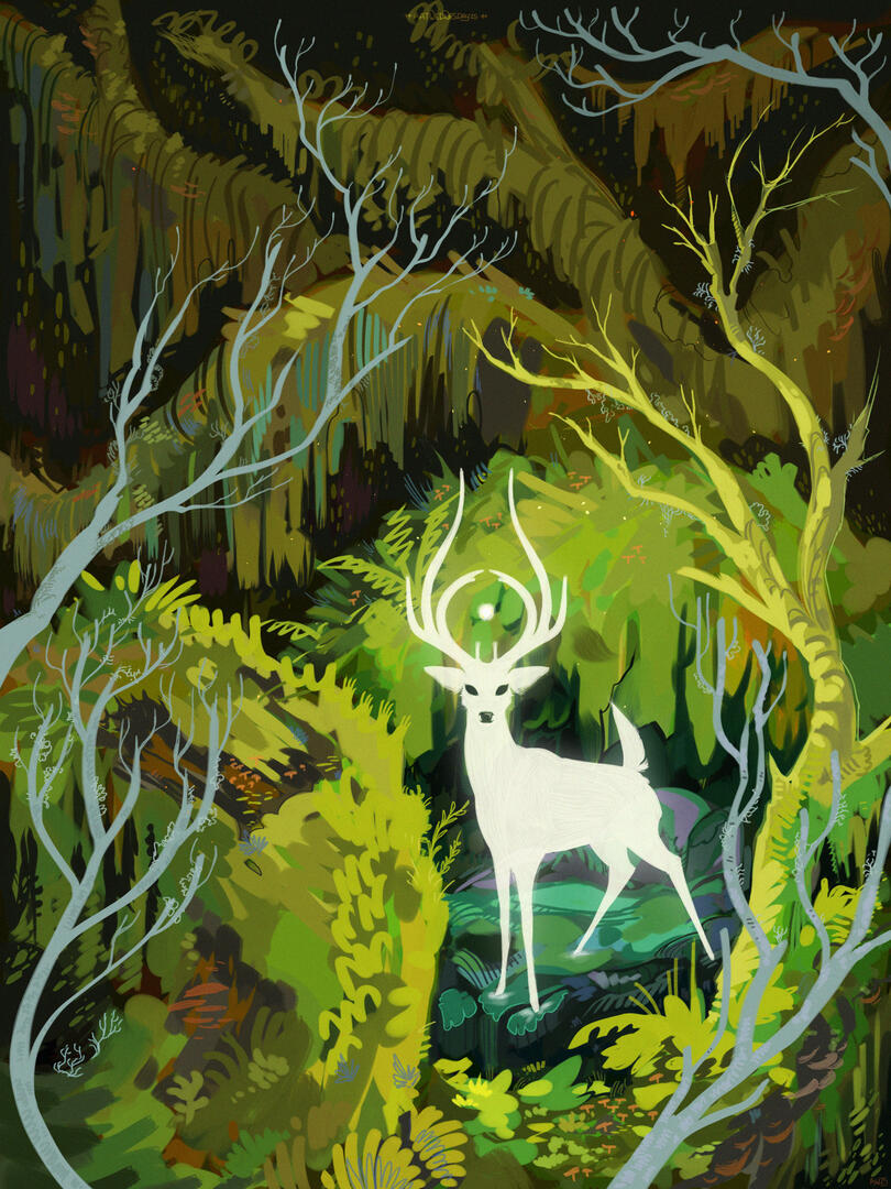 Fern-wild - Digital print, 2025