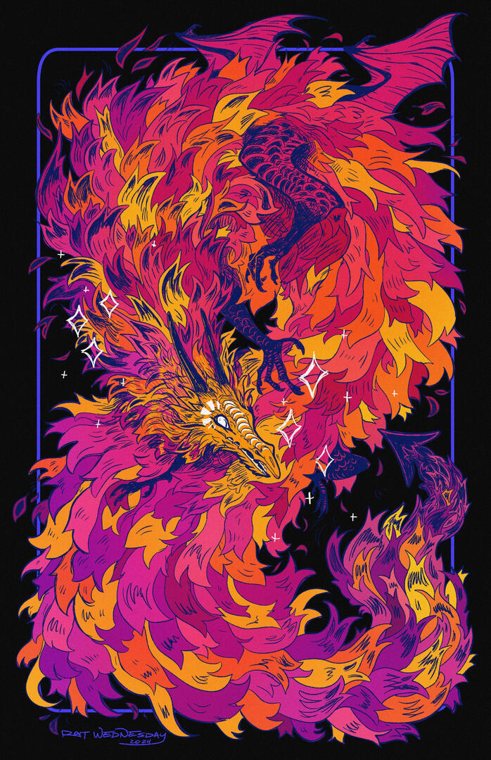 Night Light - Digital print, 2024