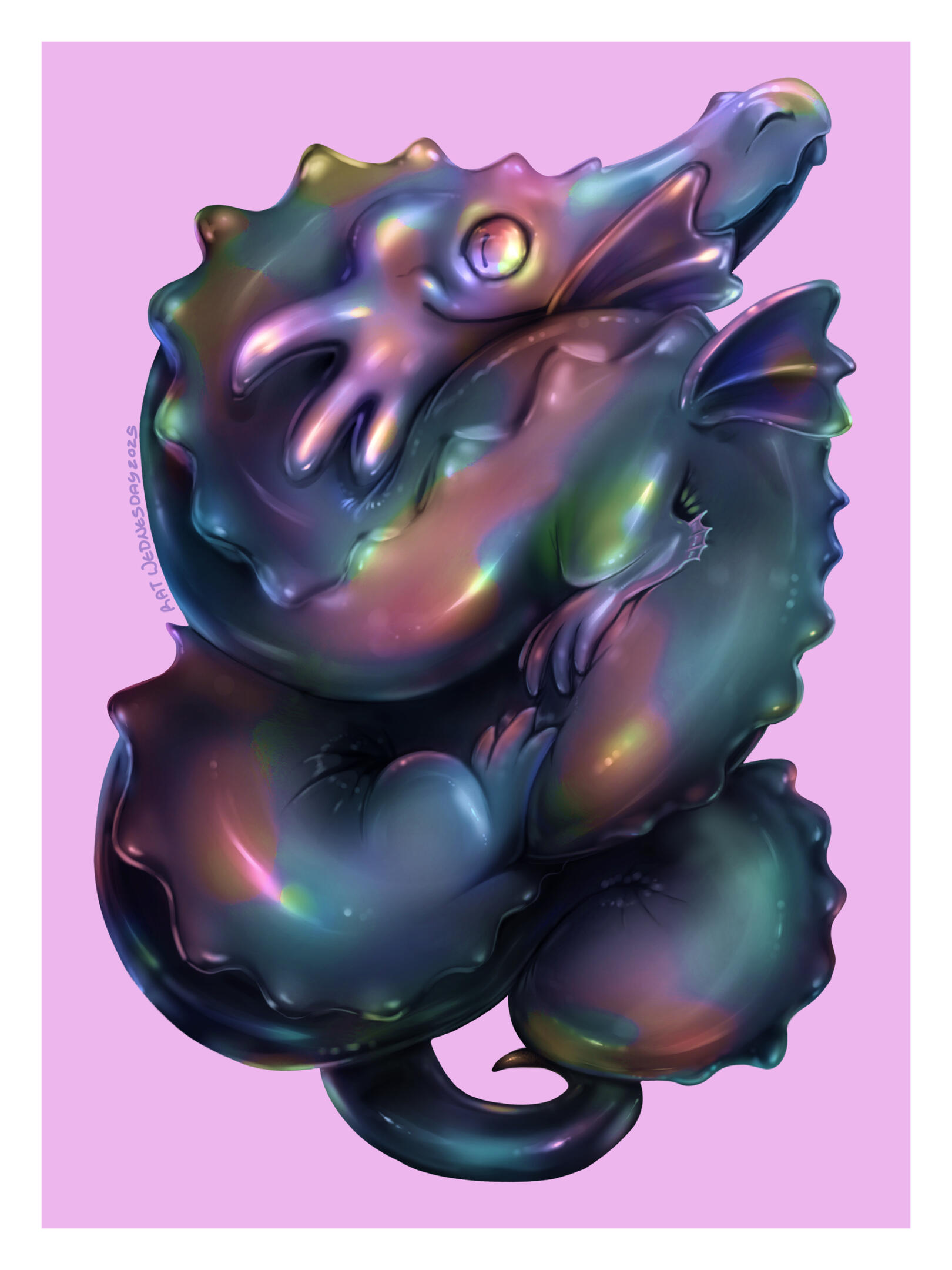 Ammolite - digital print, 2025