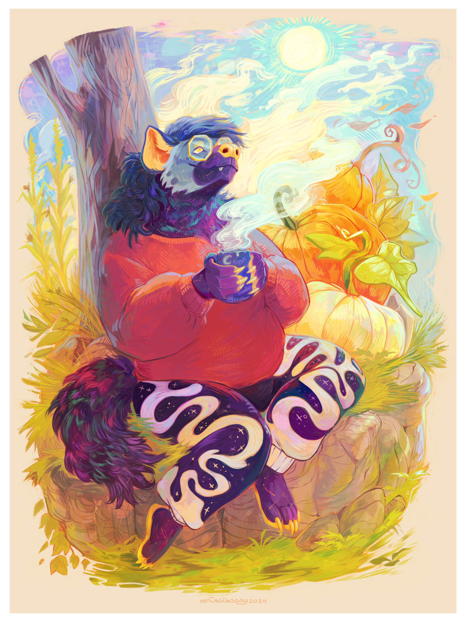 Sweet Autumn - commissioned artwork, 2024