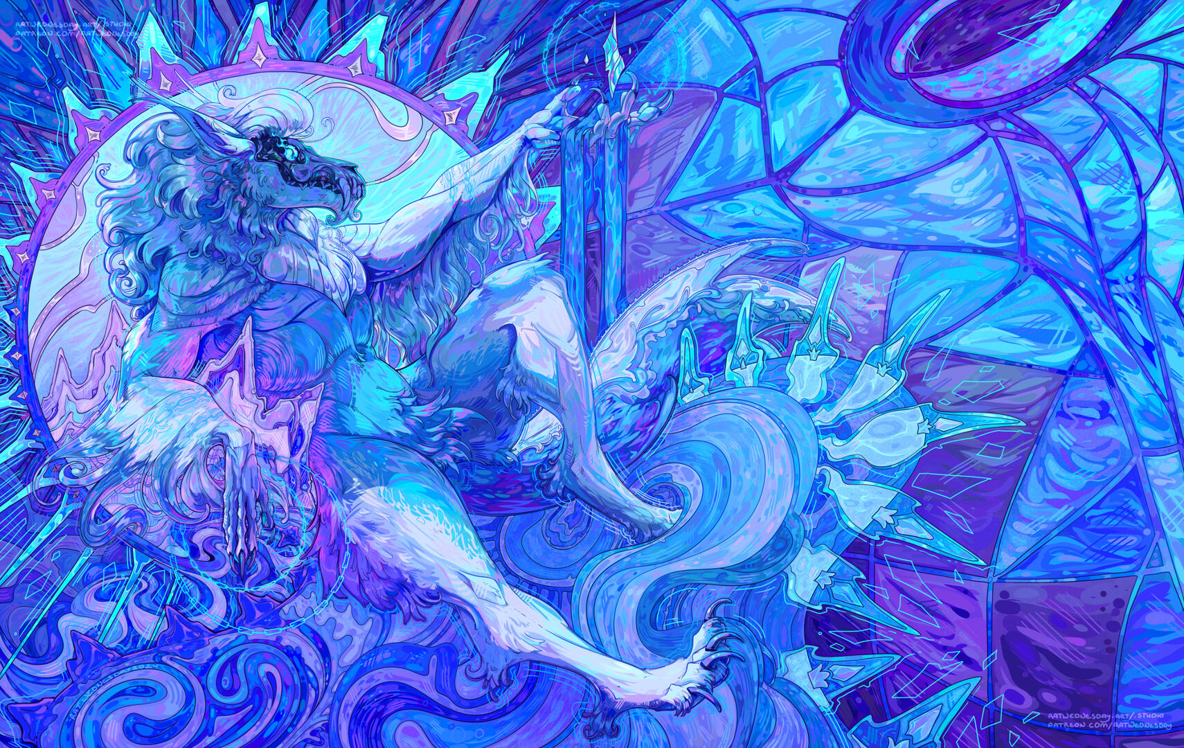Frozen Kingdom - commissioned artwork, 2024