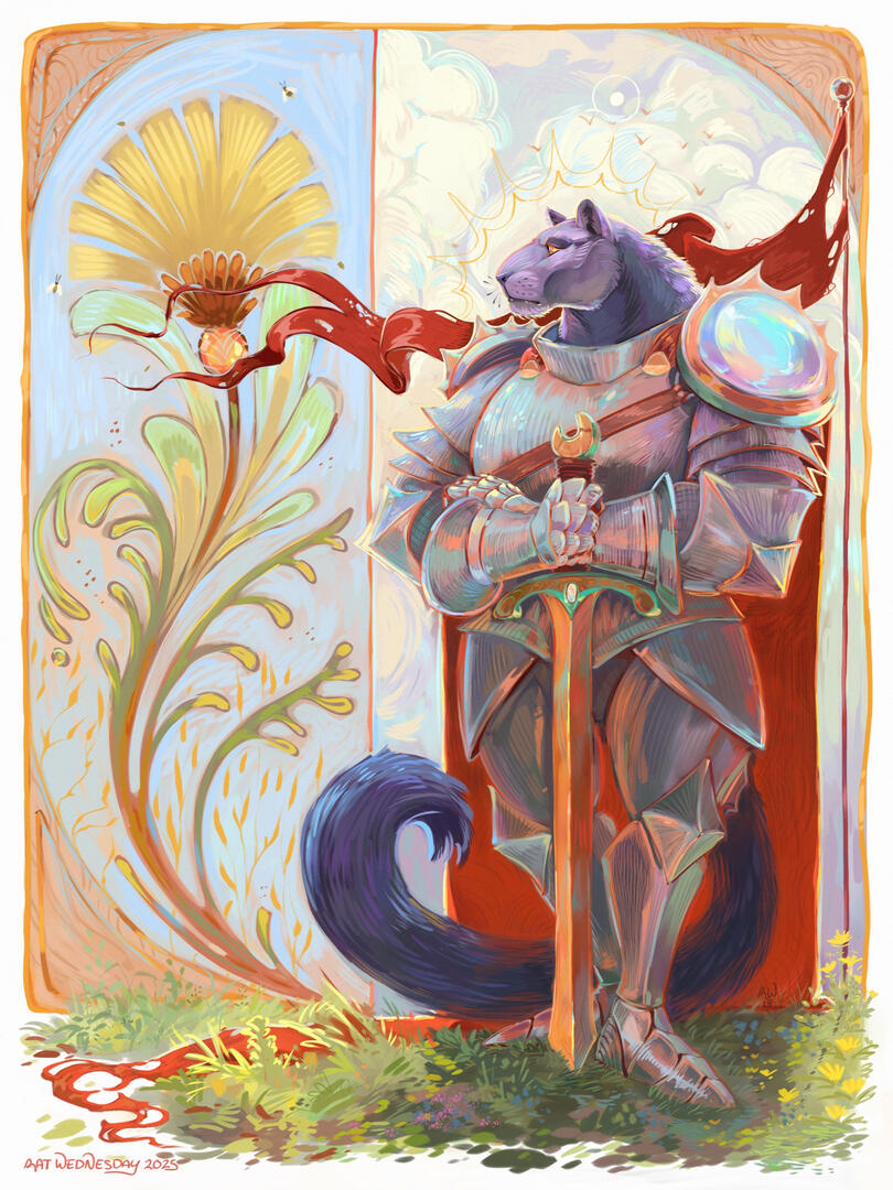Sun-Sworn - Digital print, 2025